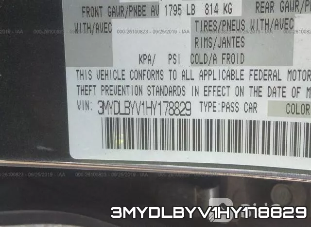 3MYDLBYV1HY178829 фото 8