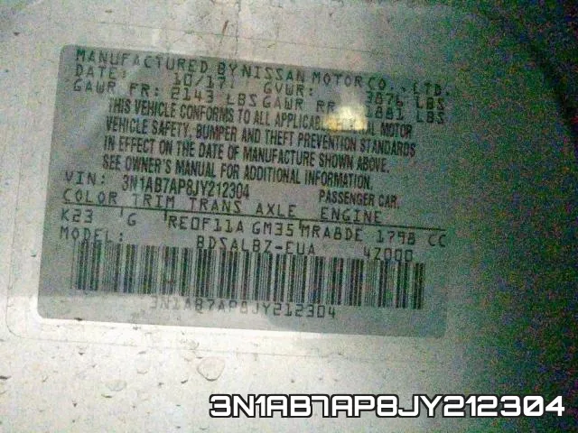 3N1AB7AP8JY212304 фото 2