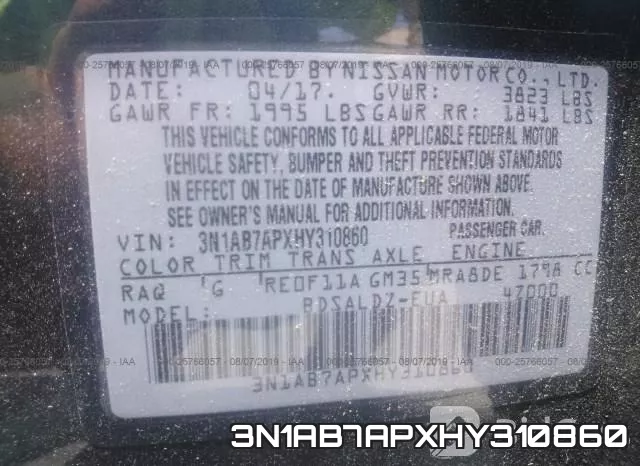 3N1AB7APXHY310860 фото 10
