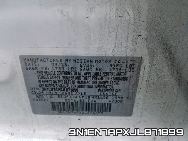 3N1CN7APXJL871899 фото 2