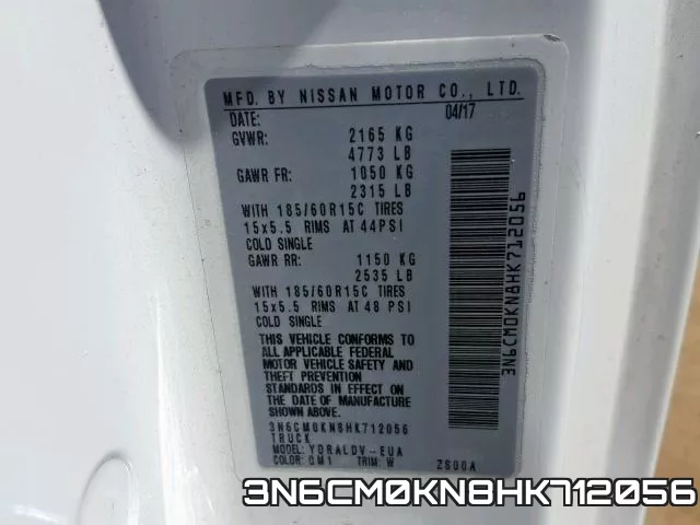 3N6CM0KN8HK712056 фото 2