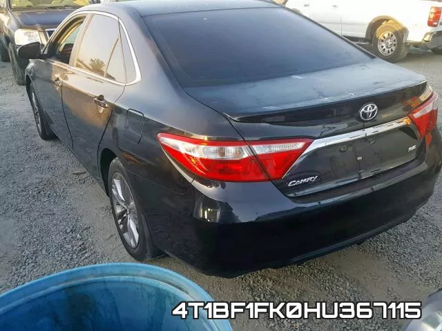 4T1BF1FK0HU367115 фото 2