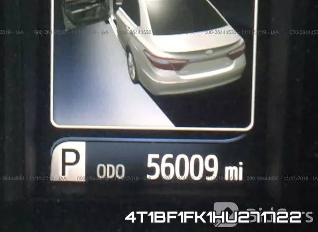 4T1BF1FK1HU271722 фото 6