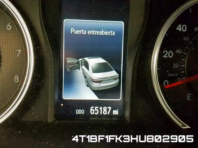 4T1BF1FK3HU802905 фото 8