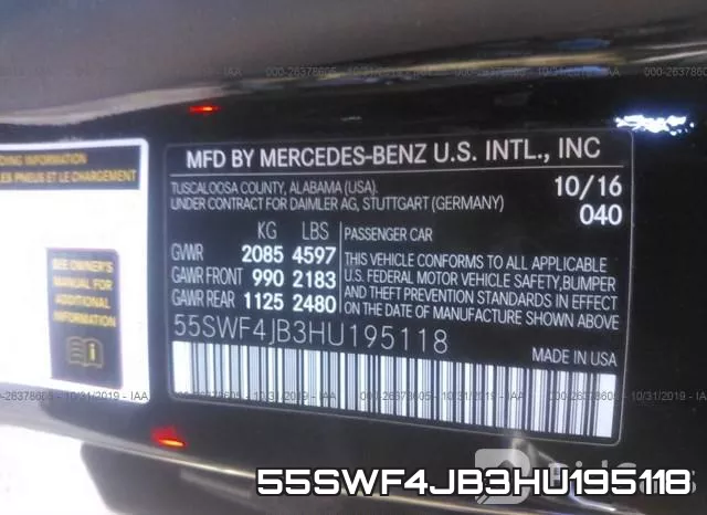 55SWF4JB3HU195118 фото 9