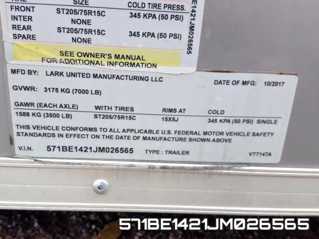 571BE1421JM026565 фото 2