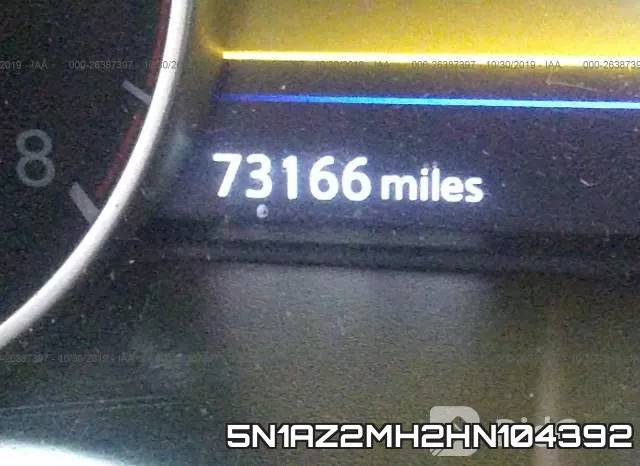 5N1AZ2MH2HN104392 фото 7