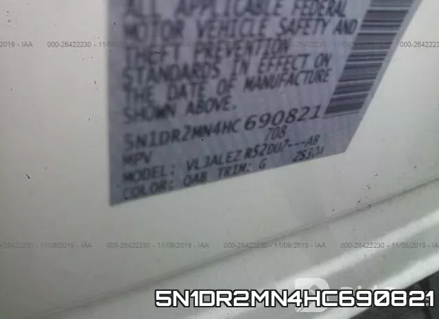 5N1DR2MN4HC690821 фото 8