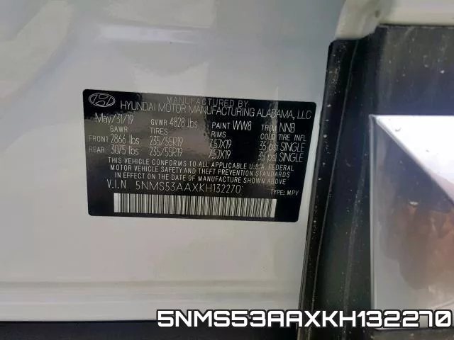 5NMS53AAXKH132270 фото 2