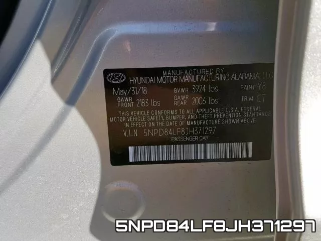 5NPD84LF8JH371297 фото 2