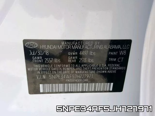 5NPE34AF5JH727971 фото 2