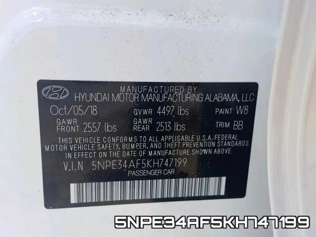 5NPE34AF5KH747199 фото 2