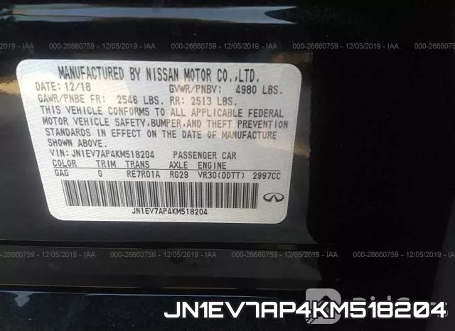 JN1EV7AP4KM518204 фото 8
