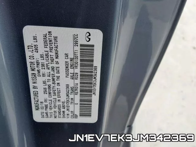 JN1EV7EK3JM342369 фото 2