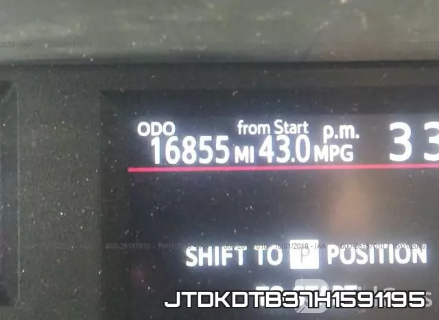 JTDKDTB37H1591195 фото 6