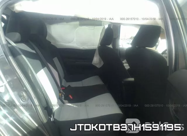 JTDKDTB37H1591195 фото 7