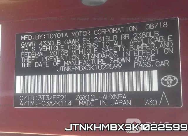 JTNKHMBX3K1022599 фото 10