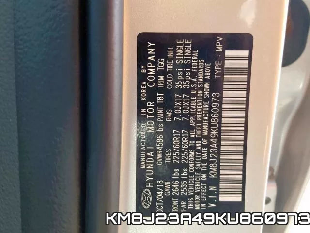 KM8J23A49KU860973 фото 2