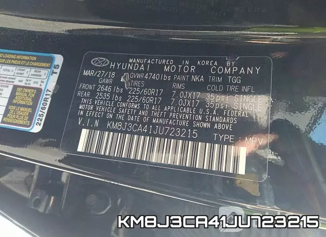 KM8J3CA41JU723215 фото 8