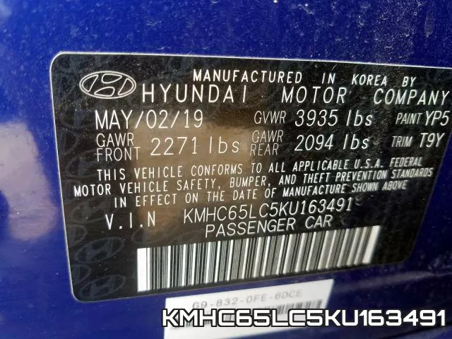 KMHC65LC5KU163491 фото 2