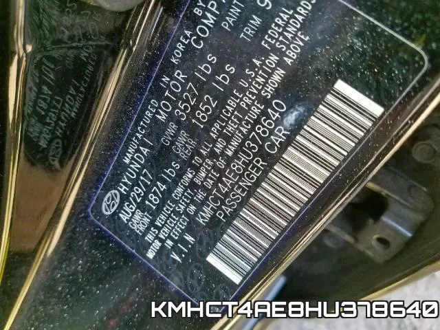 KMHCT4AE8HU378640 фото 2