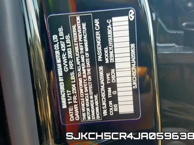 SJKCH5CR4JA059638 фото 2