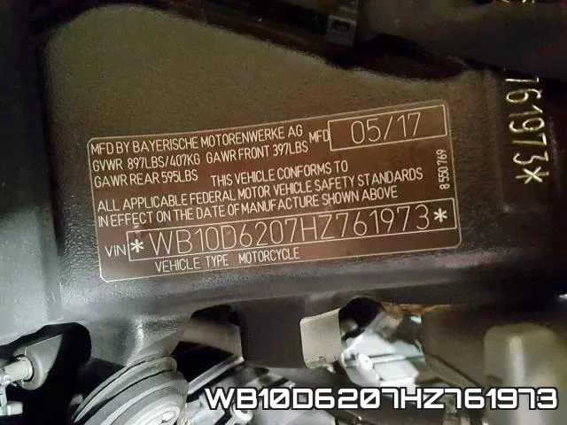 WB10D6207HZ761973 фото 2