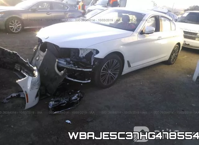 WBAJE5C37HG478554 фото 3