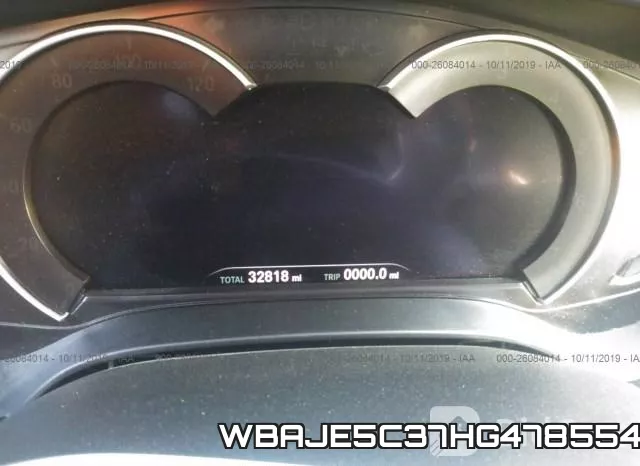 WBAJE5C37HG478554 фото 8