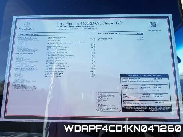 WDAPF4CD1KN047260 фото 10