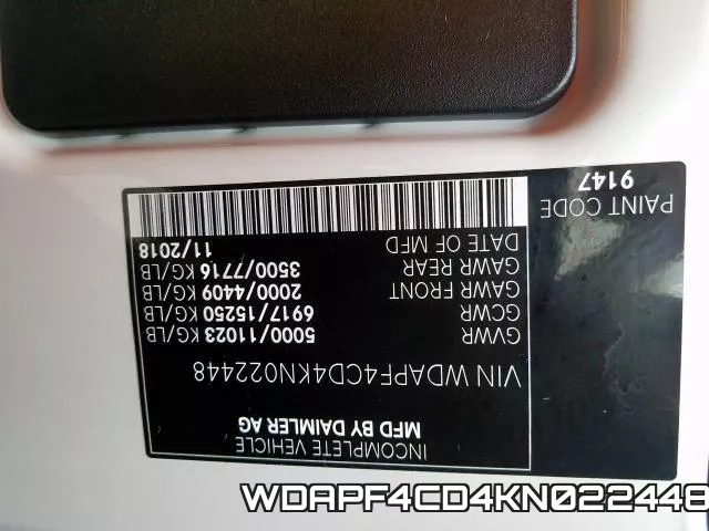 WDAPF4CD4KN022448 фото 2