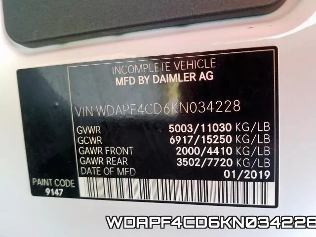 WDAPF4CD6KN034228 фото 2