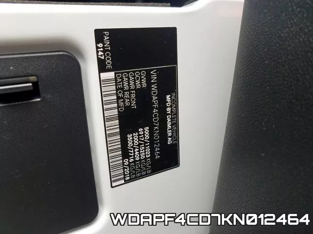 WDAPF4CD7KN012464 фото 2