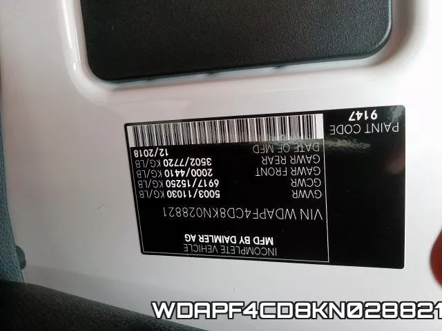 WDAPF4CD8KN028821 фото 2