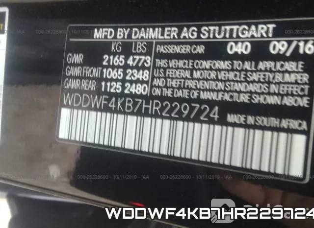 WDDWF4KB7HR229724 фото 9