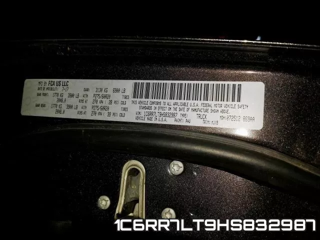 1C6RR7LT9HS832987 фото 2