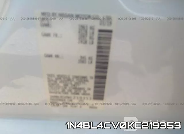1N4BL4CV0KC219353 фото 10