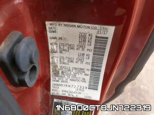 1N6BD0CT8JN722319 фото 2