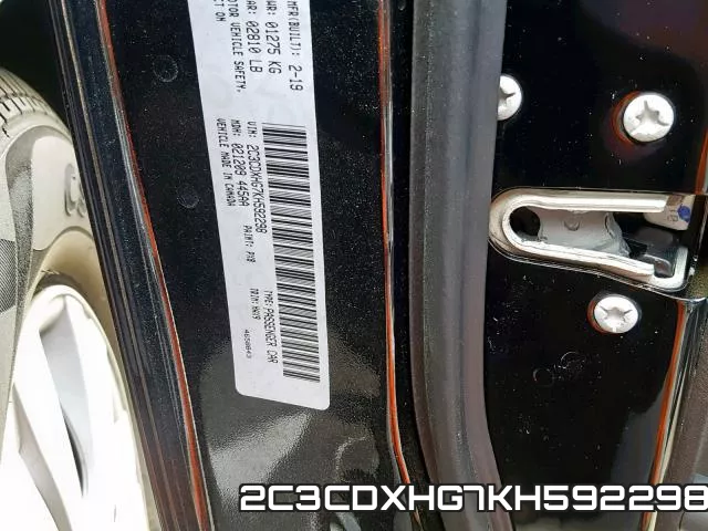 2C3CDXHG7KH592298 фото 2