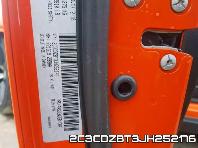 2C3CDZBT3JH252176 фото 2