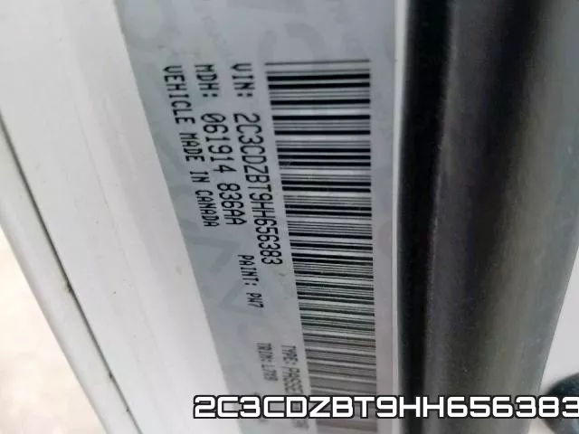 2C3CDZBT9HH656383 фото 2