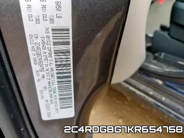 2C4RDGBG7KR654758 фото 2