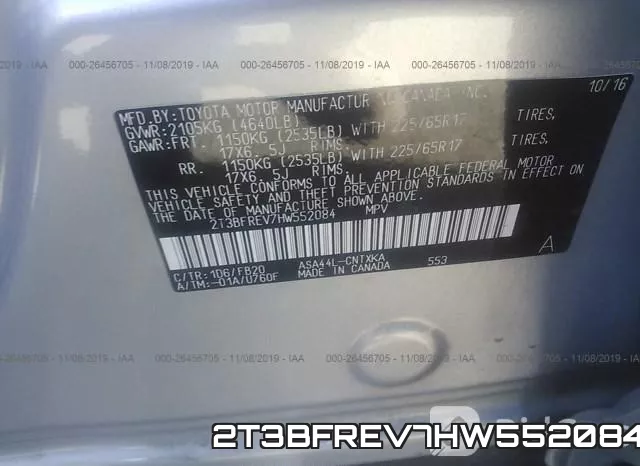 2T3BFREV7HW552084 фото 7
