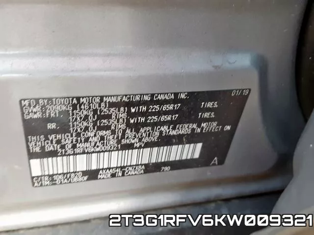 2T3G1RFV6KW009321 фото 2