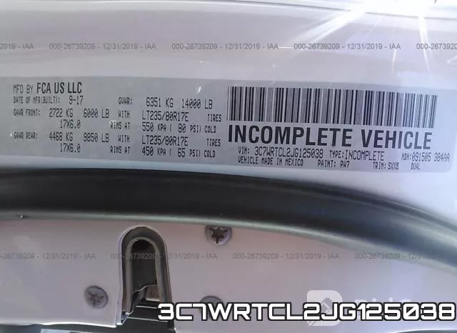 3C7WRTCL2JG125038 фото 9