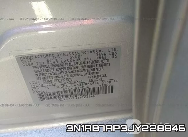 3N1AB7AP3JY228846 фото 10