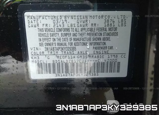 3N1AB7AP3KY329385 фото 10