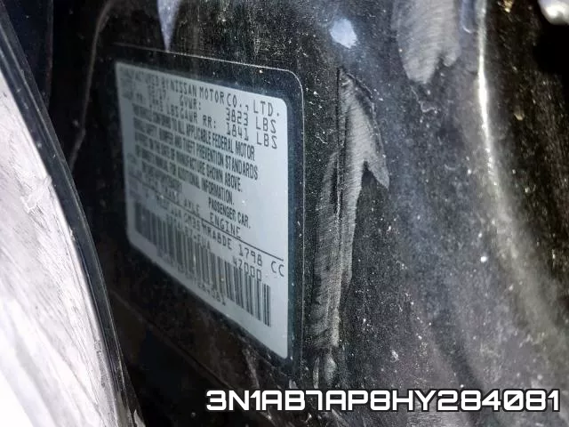 3N1AB7AP8HY284081 фото 2