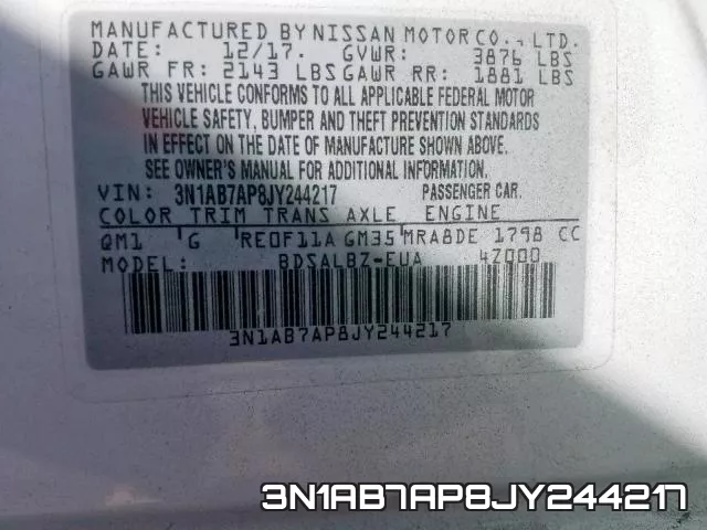 3N1AB7AP8JY244217 фото 2
