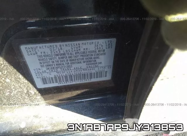 3N1AB7AP9JY313853 фото 5